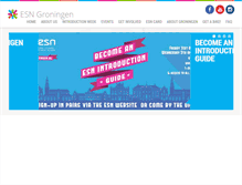 Tablet Screenshot of esn-groningen.nl